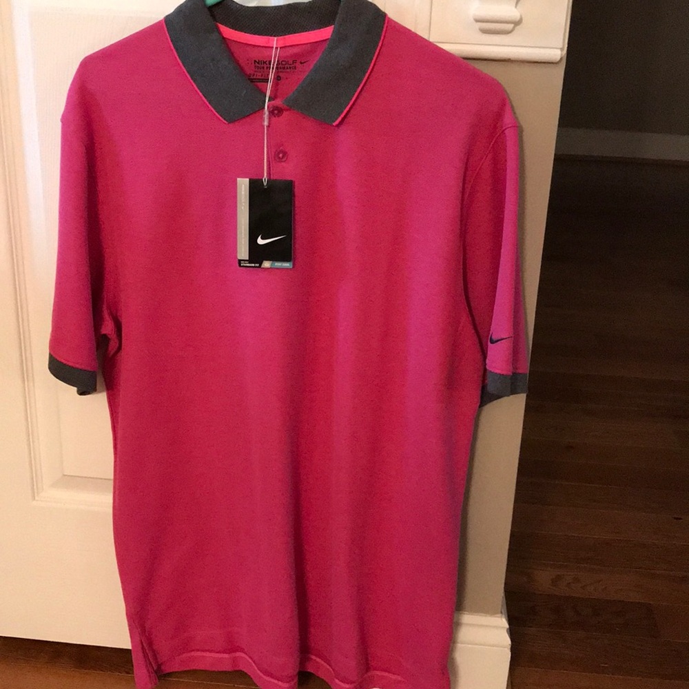 NWT Nike Golf Tour Performance DriFit M golf shirt